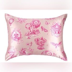 Blissy Wicked for Good x Katie Kime: Pink 100% mulberry silk pillowcase standard
